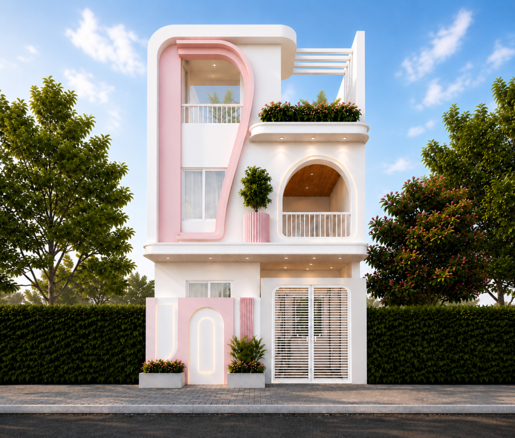 pink villa